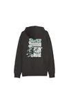 Puma CLASSICS SUPER PUMA Graphic Hoodie TR Siyah Erkek Hoodie