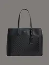 Calvin Klein CK MUST AOP MEDIUM SHOPPER W/POC Siyah Kadın El Çantası Calvin Klein CK MUST AOP MEDIUM SHOPPER W/POC Siyah Kadın El Çantası