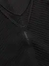 Calvin Klein ICONIC RIB CUT OUT M Kadın Siyah Elbise