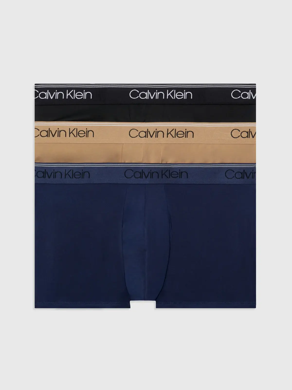 Calvin Klein LOW RISE TRUNK 3PK Erkek Lacivert Boxer Set