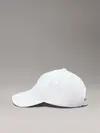 Calvin Klein PRINTED MONOLOGO CAP, YAA Beyaz Kadın Şapka