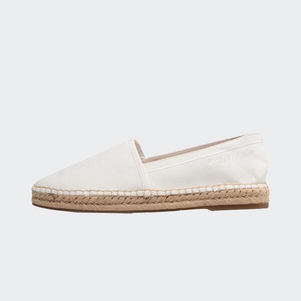 Calvin Klein ESPADRILLE CV NS, YBJ Beyaz Erkek Espadril