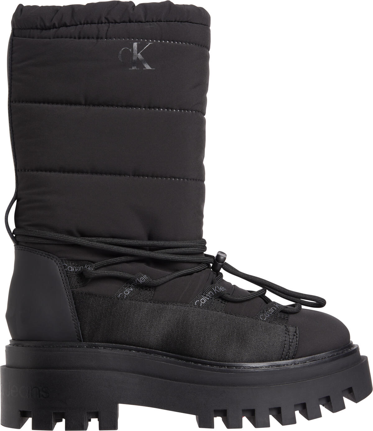 Calvin Klein FLATFORM SNOW BOOT N Kadın Siyah Bot