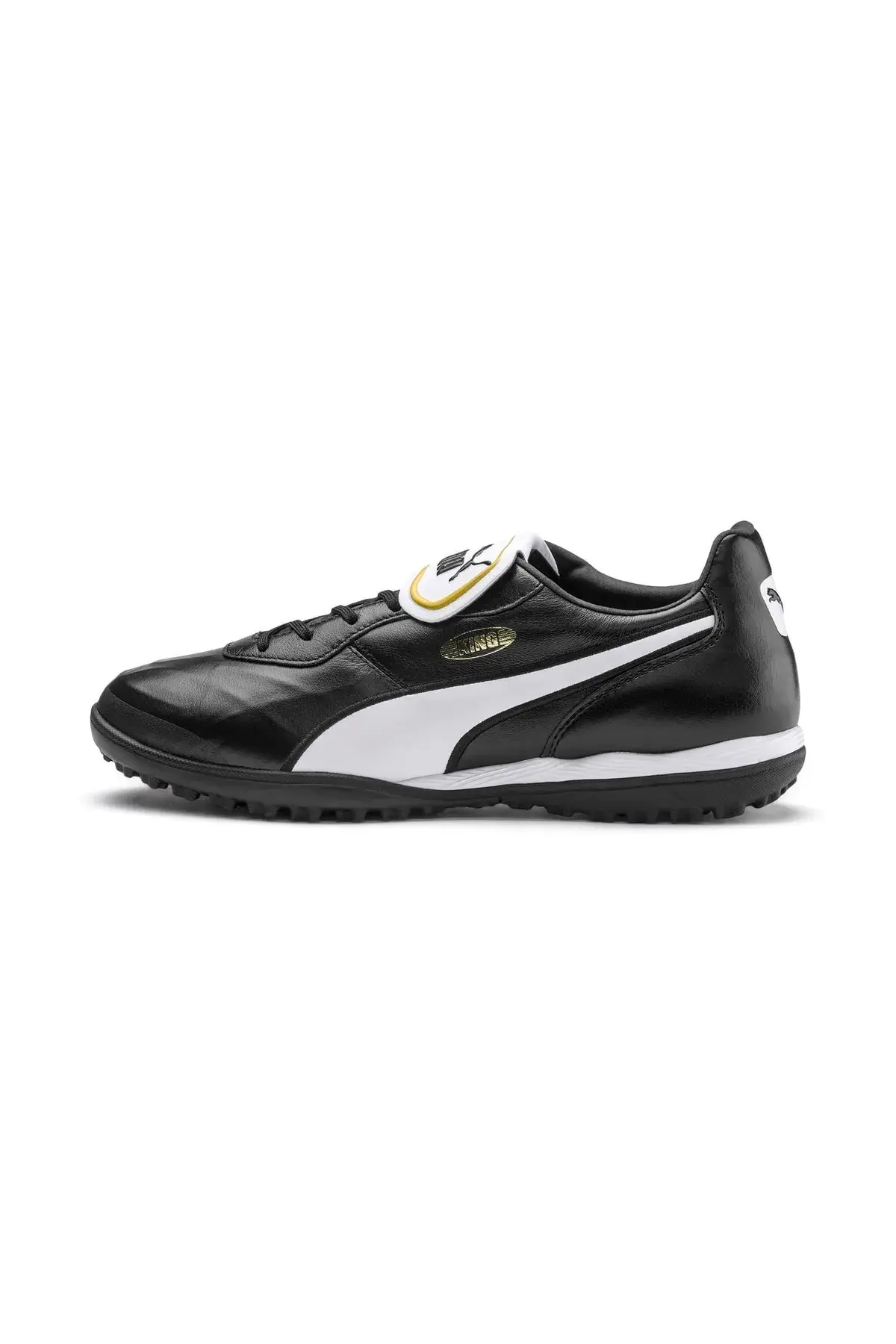KING Top TT Puma Black-Puma White Çocuk Halı Saha Ayakkabı