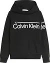 Calvin Klein INSTITUTIONAL LINED Erkek Siyah Hoodie