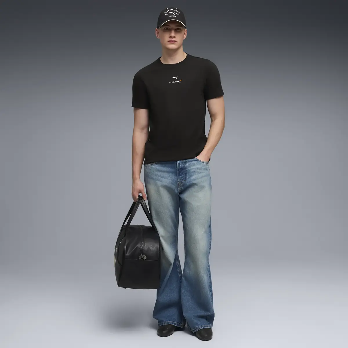 Puma McLaren Small Logo Tee Siyah Erkek T-Shirt