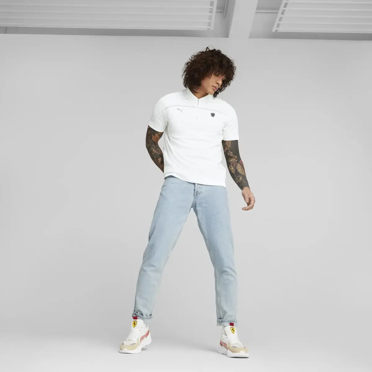 Puma Ferrari RS-X Beyaz Erkek Günlük Spor Ayakkabı
