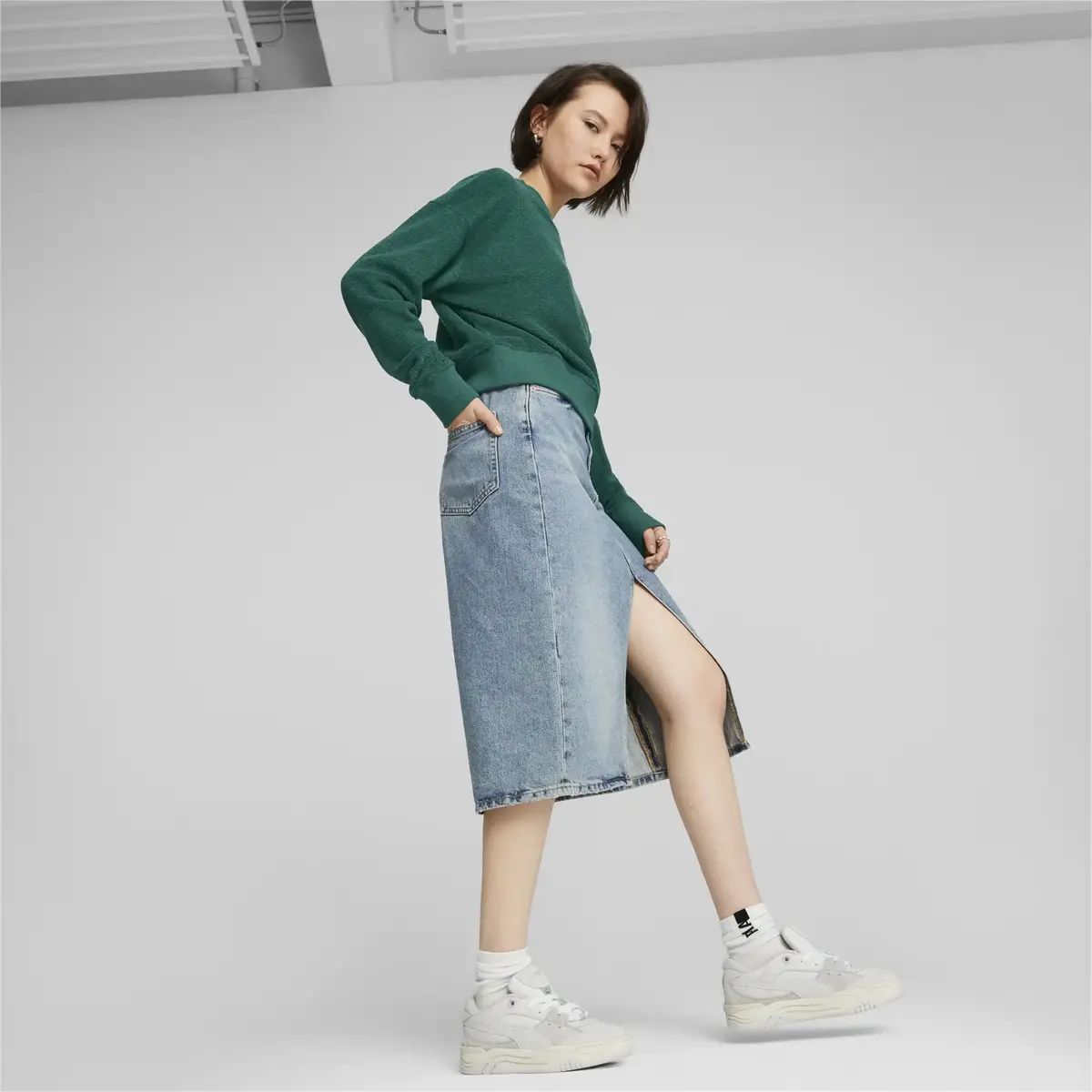Puma-180 Gri Unisex Günlük Spor Ayakkabı