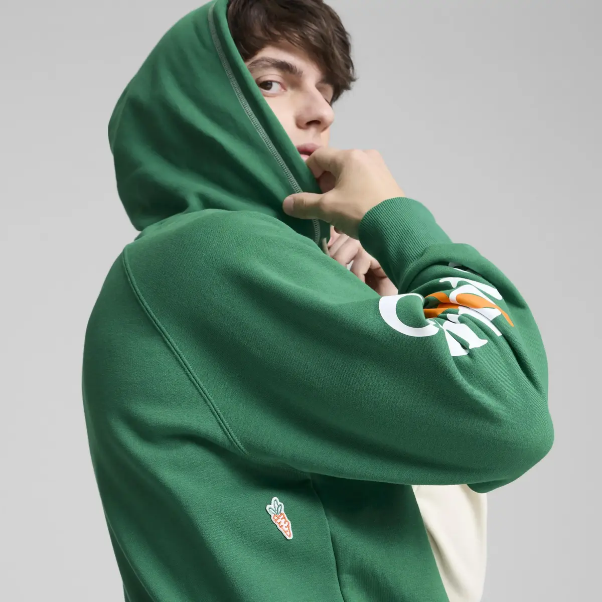 Puma X CARROTS Hoodie Yeşil Erkek Hoodie
