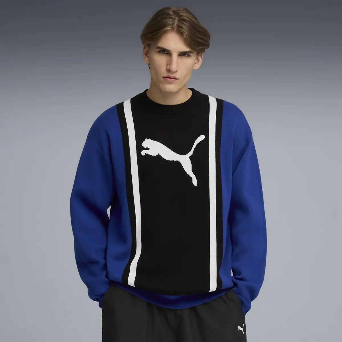 Puma FUTURE.PUMA.ARCHIVE Sweater Mavi Erkek T-Shirt