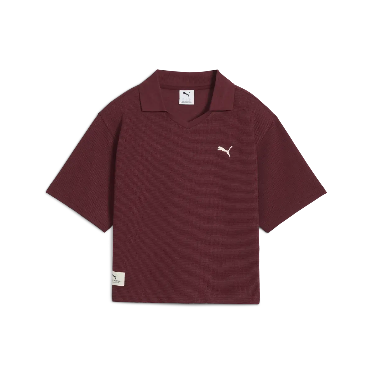 Puma CLASS Relaxed Polo Tee Bordo Kadın Polo T-shirt