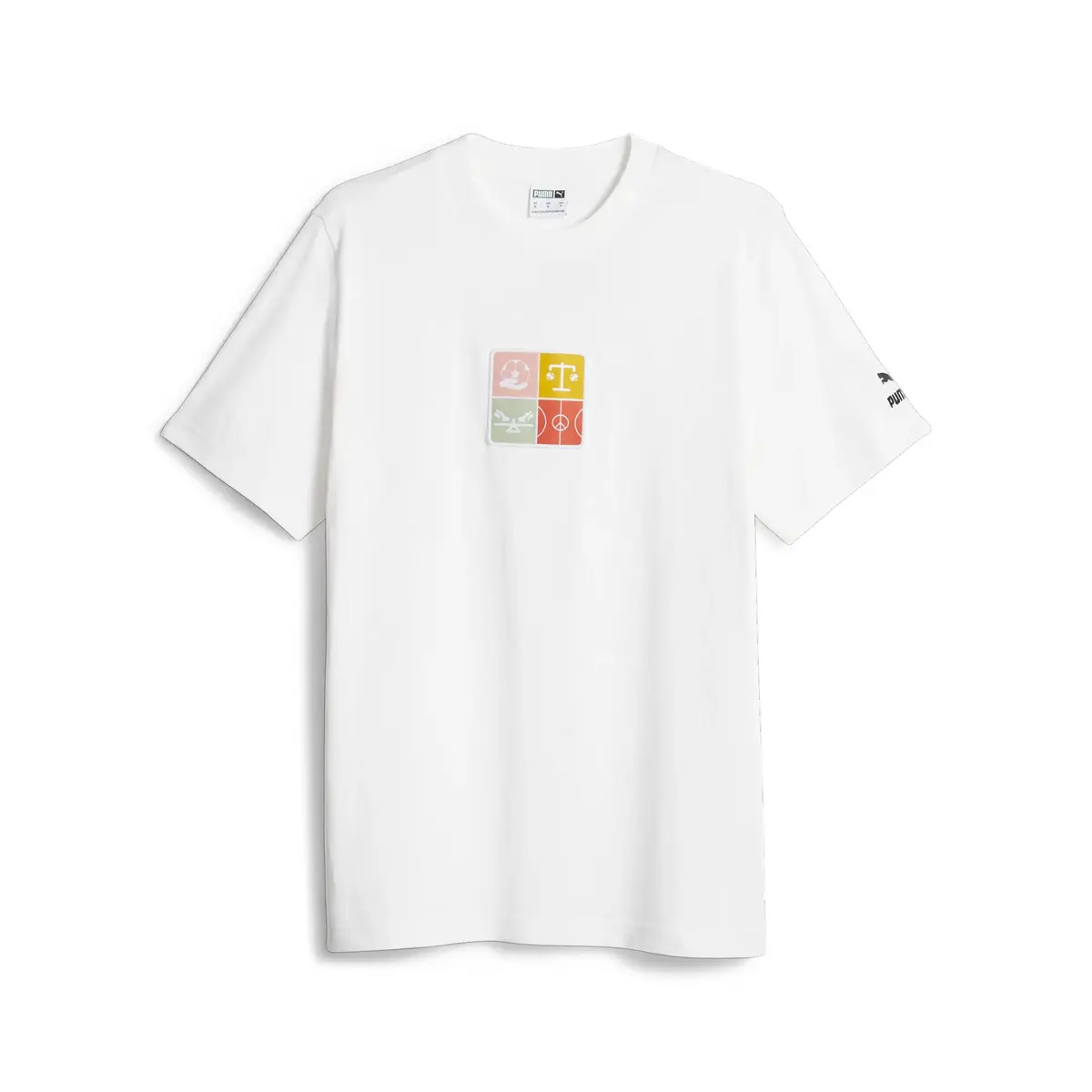 Puma CLASSICS Graphic Tee Beyaz Unisex T-Shirt