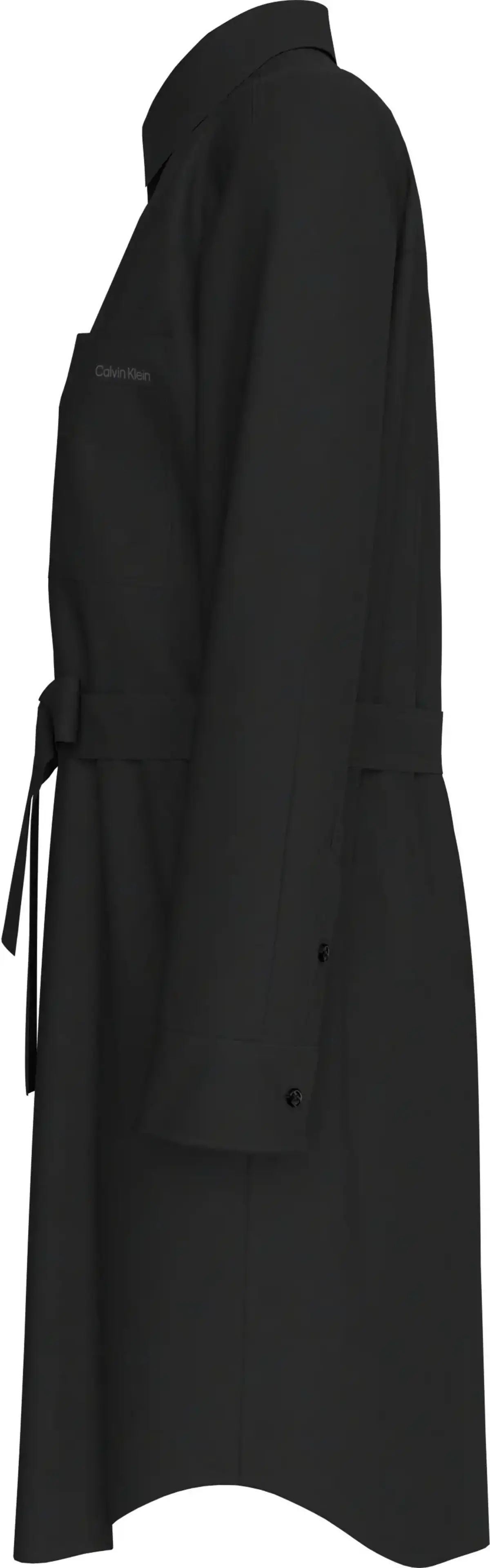 Calvin Klein LYOCELL SHIRT DRESS, BEH Siyah Kadın Elbise-Etek