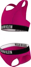 Calvin Klein BRALETTE BIKINI SET Kadın Pembe Bikini Takımı