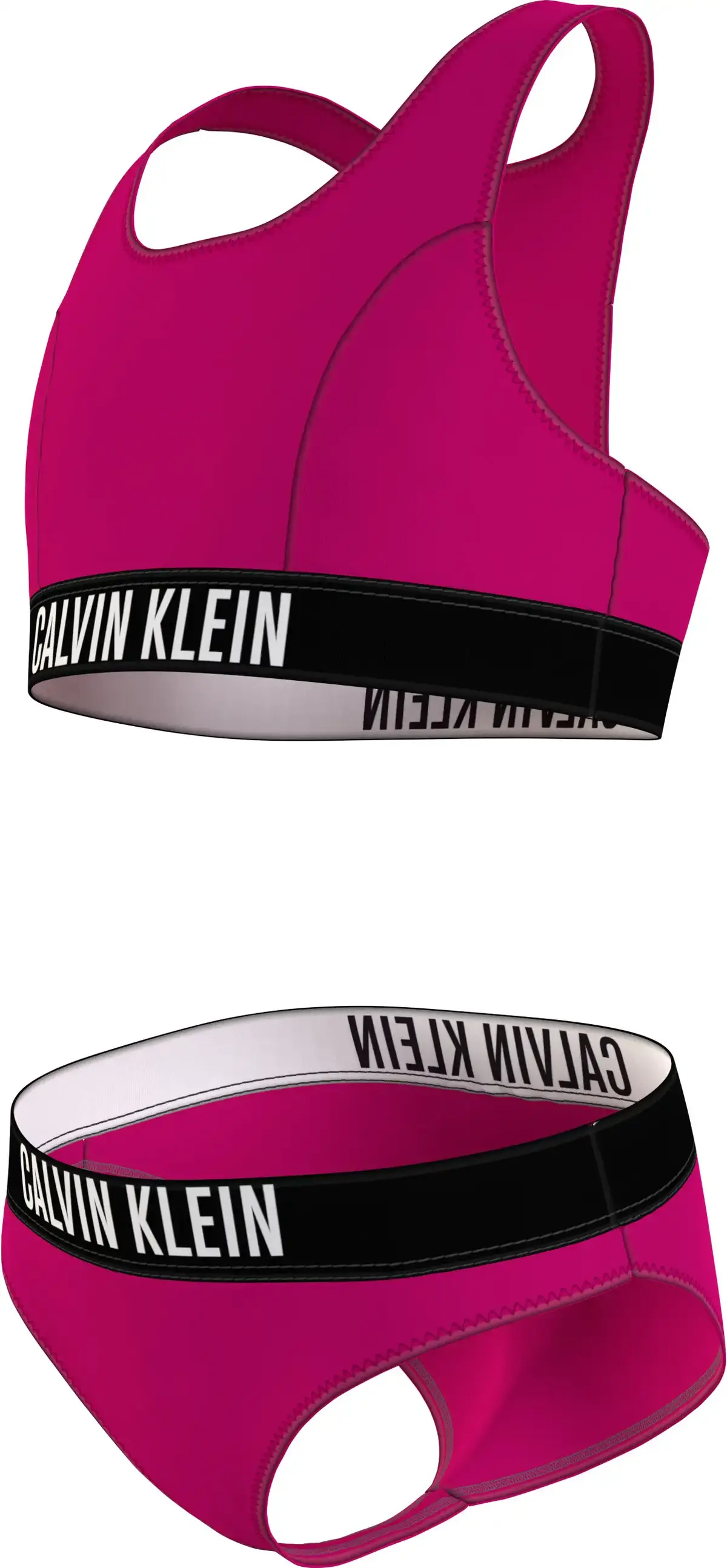 Calvin Klein BRALETTE BIKINI SET Kadın Pembe Bikini Takımı