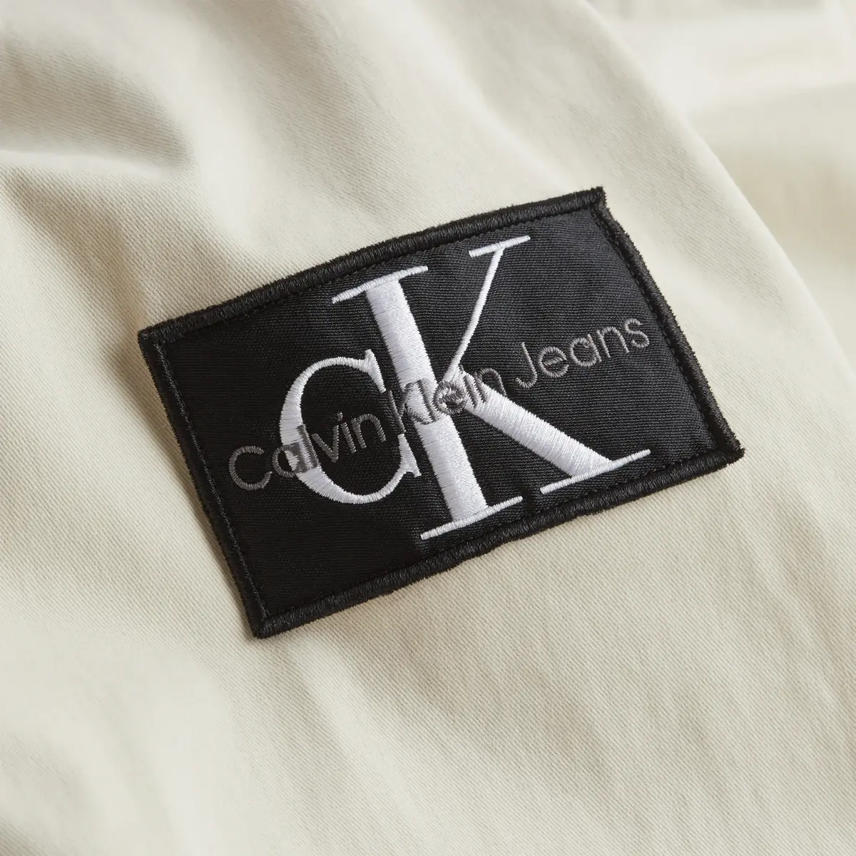 Calvin Klein MONOLOGO BADGE RELAX Erkek Krem Gömlek