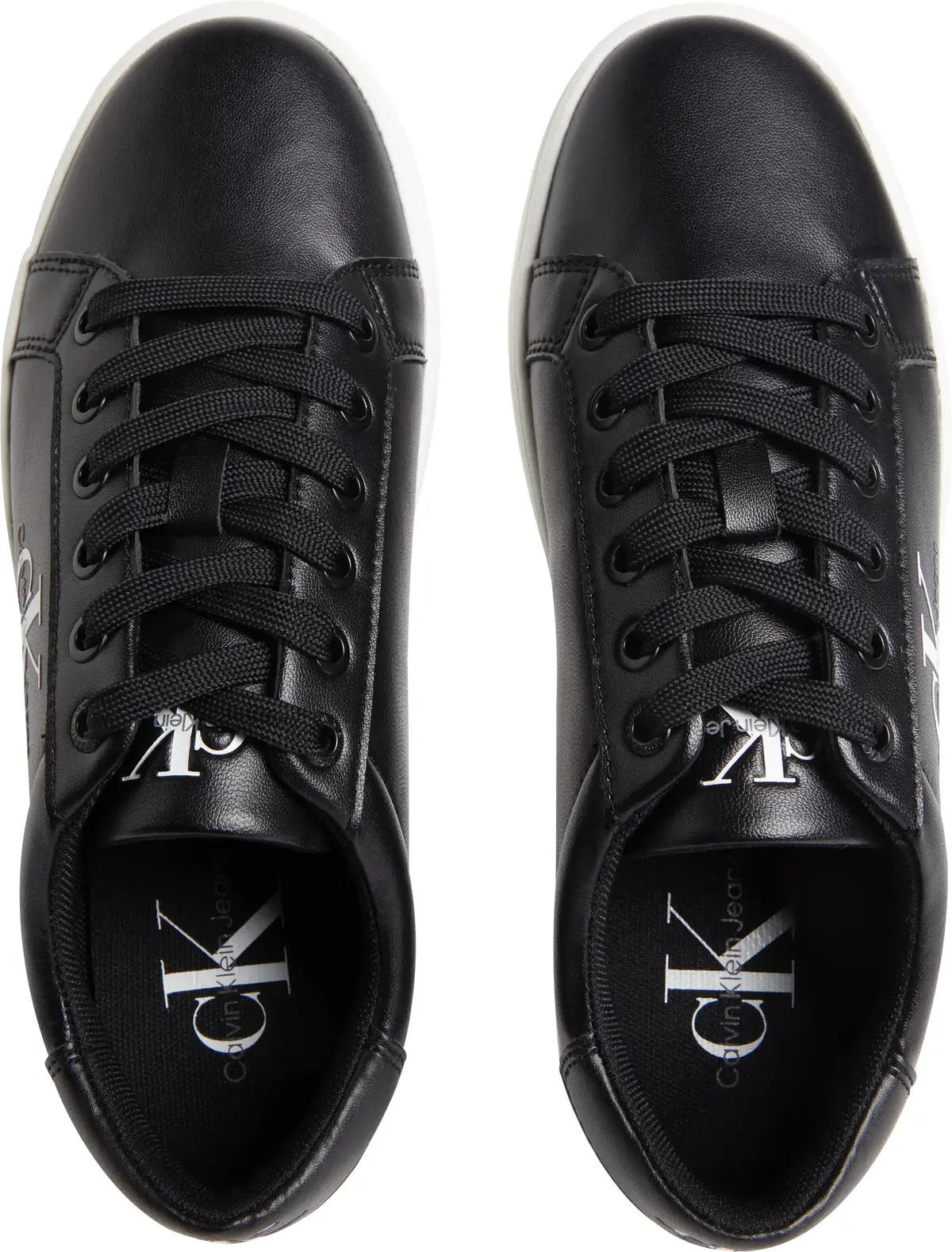 Calvin Klein Siyah / Beyaz Kadın Spor Ayakkabı & Sneaker