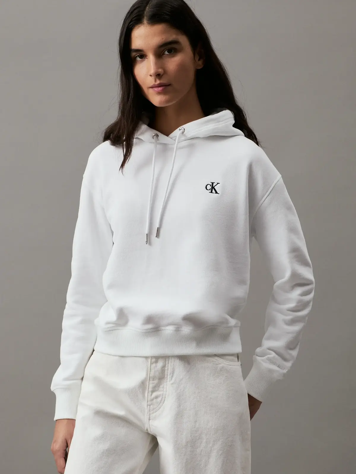 CK EMBROIDERY HOODIE, YAF