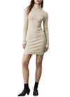 Calvin Klein WOVEN LABEL TIGHT SW, PD7 Bej Kadın Elbise