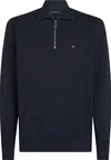 Tommy Hilfiger ESSENTIAL TERRY 1/4, DW5 Siyah Erkek Sweatshirt