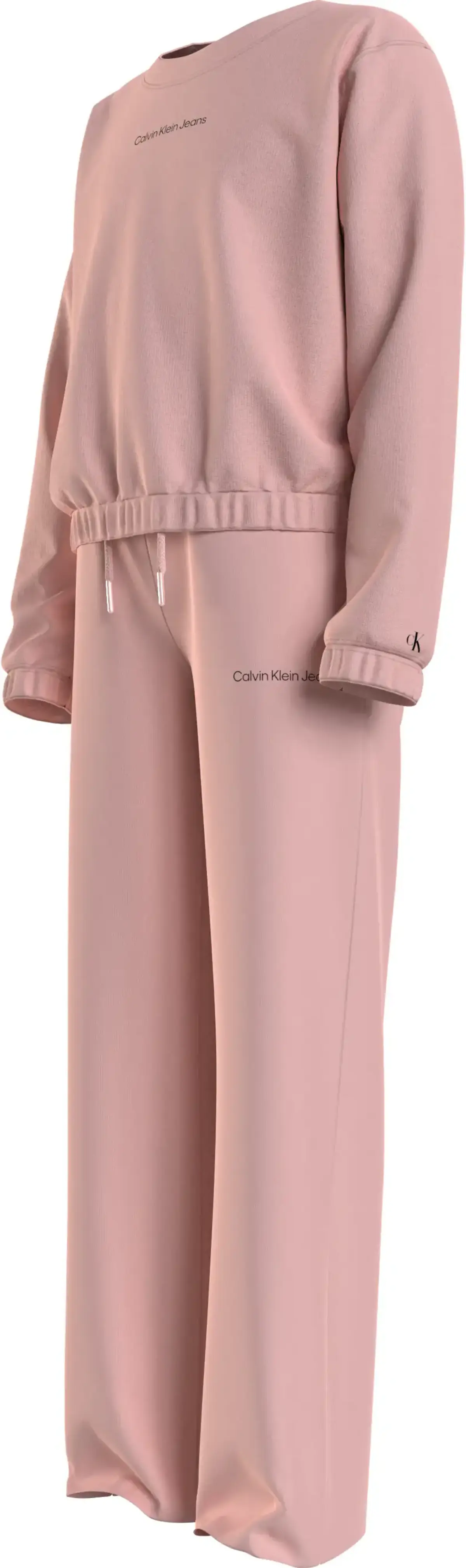 Calvin Klein CKJ LOGO BOXY CN SWE Kadın Pembe Eşofman Takımı
