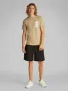 Calvin Klein SERIF BOX GRAPHIC TEE Kahverengi Erkek Tişört
