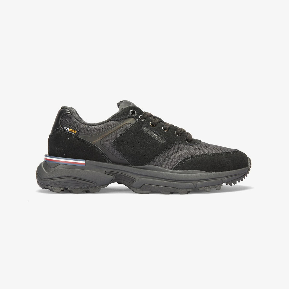Tommy Hilfiger M RUNNER CORDURA MIX, BDS Siyah Erkek Spor Ayakkabı