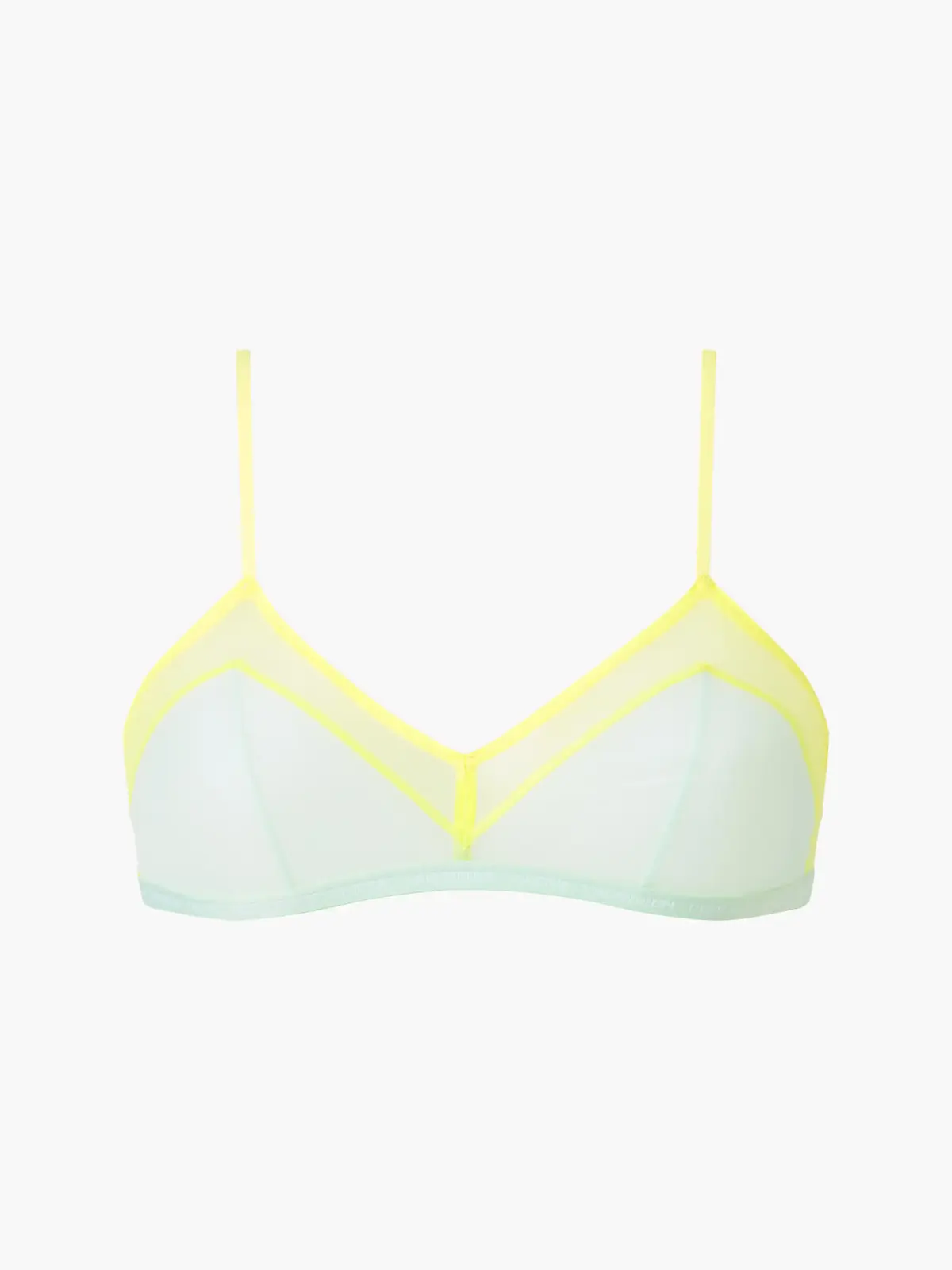 Calvin Klein UNLINED TRIANGLE Kadın Sarı Sütyen