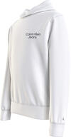 Calvin Klein CKJ STACK LOGO HOODI Erkek Beyaz Hoodie