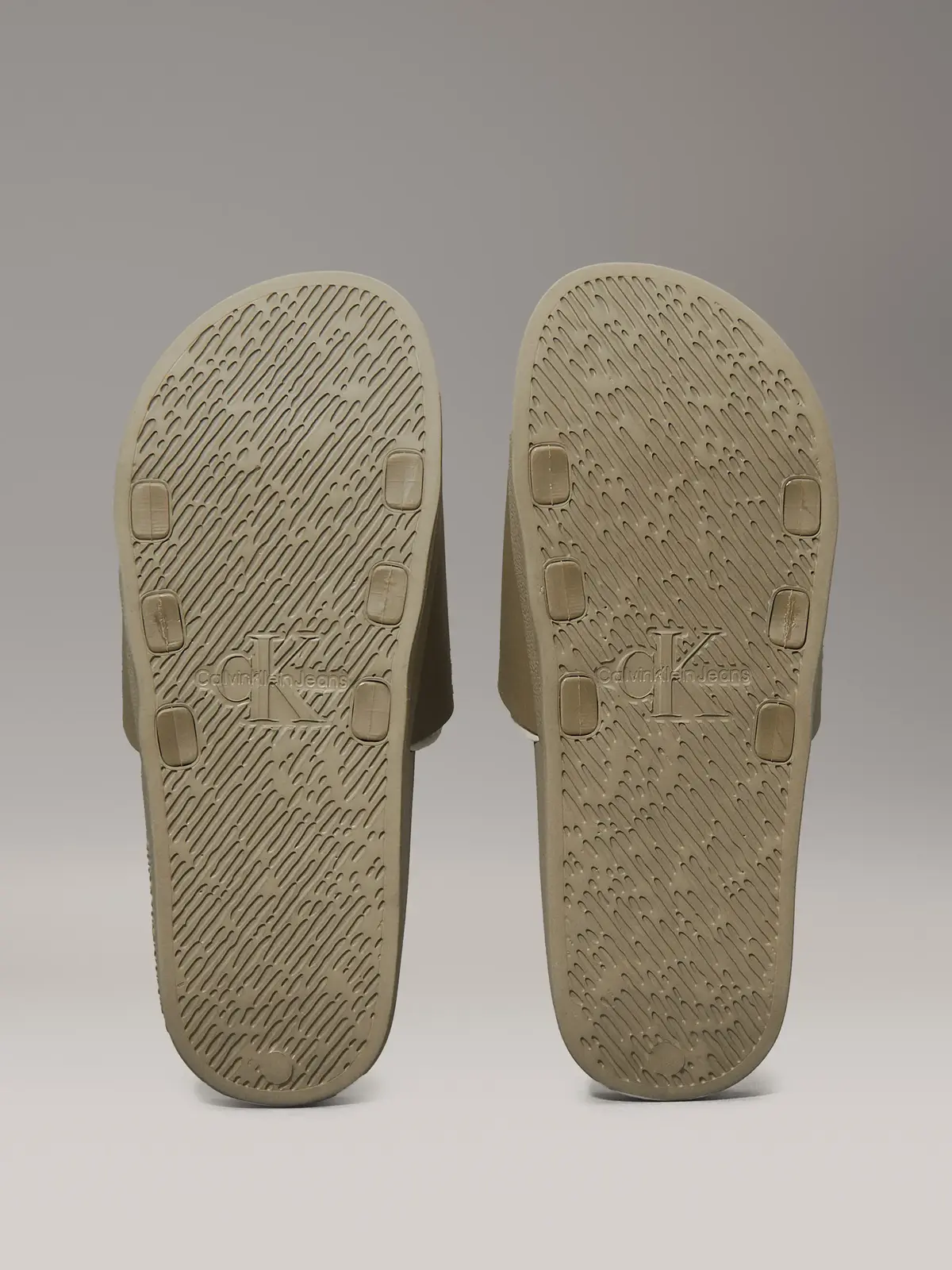 Calvin Klein SLIDE RUBBER NEOPREN, LH9 Yeşil Erkek Terlik