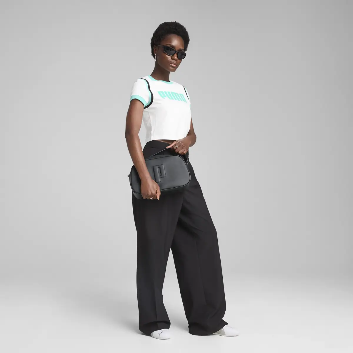 PUMA FUTURE.PUMA.ARCHIVE Baby Tee Beyaz Kadın Crop