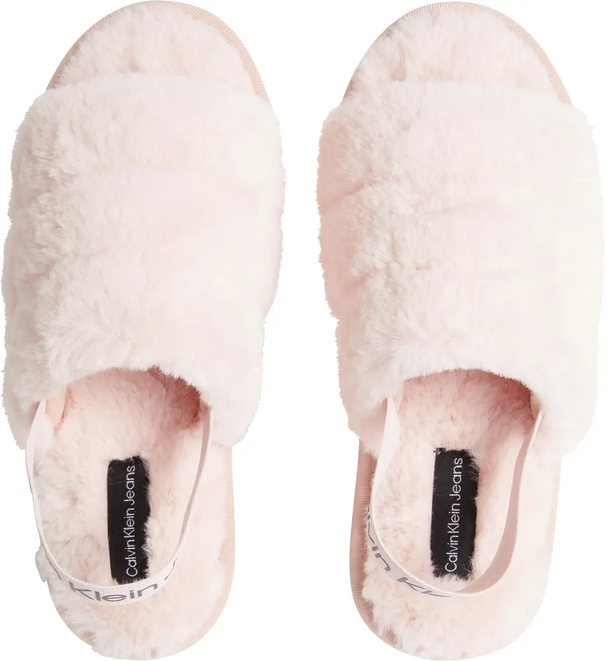 Calvin Klein HOME SLIPPER FAKEFUR Kadın Pembe Terlik