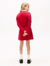 Tommy Hilfiger Sequin Rib-Knit Slim Cardigan Kırmızı Kız Çocuk Hırka