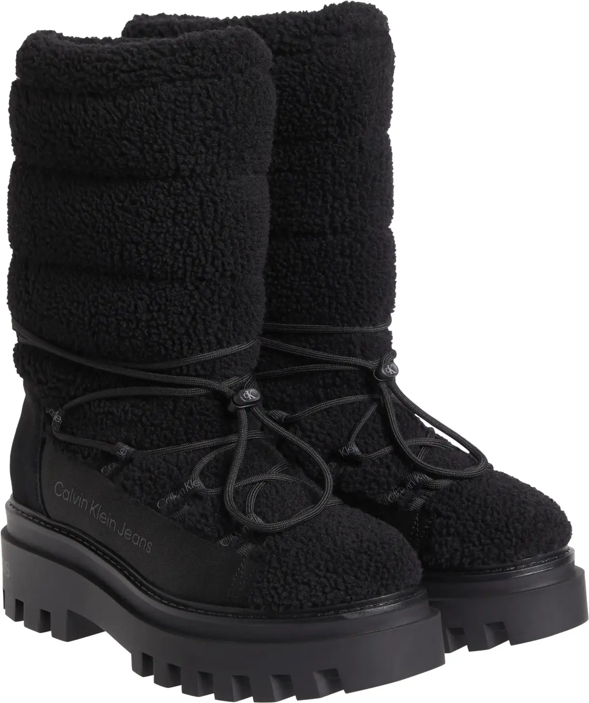 Calvin Klein FLATFORM SNOW BOOT S Kadın Siyah Bot