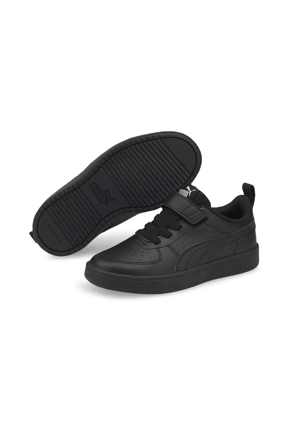 Puma Rickie AC PS Siyah Çocuk/Unisex Günlük Spor Ayakkabı