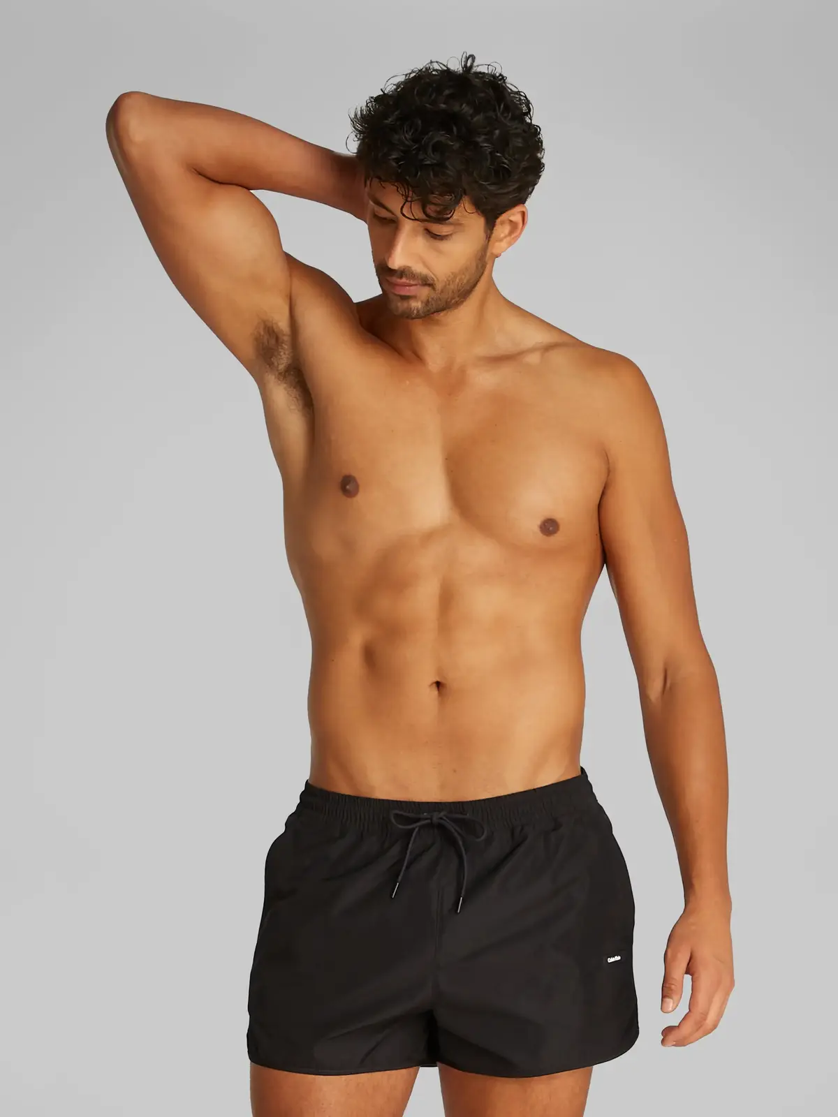 Calvin Klein SHORT RUNNER Siyah Erkek Deniz Şortu