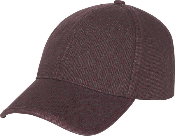 Calvin Klein EMBLEM PRINT w LEATHER PATCH CAP Kırmızı Kadın Şapka