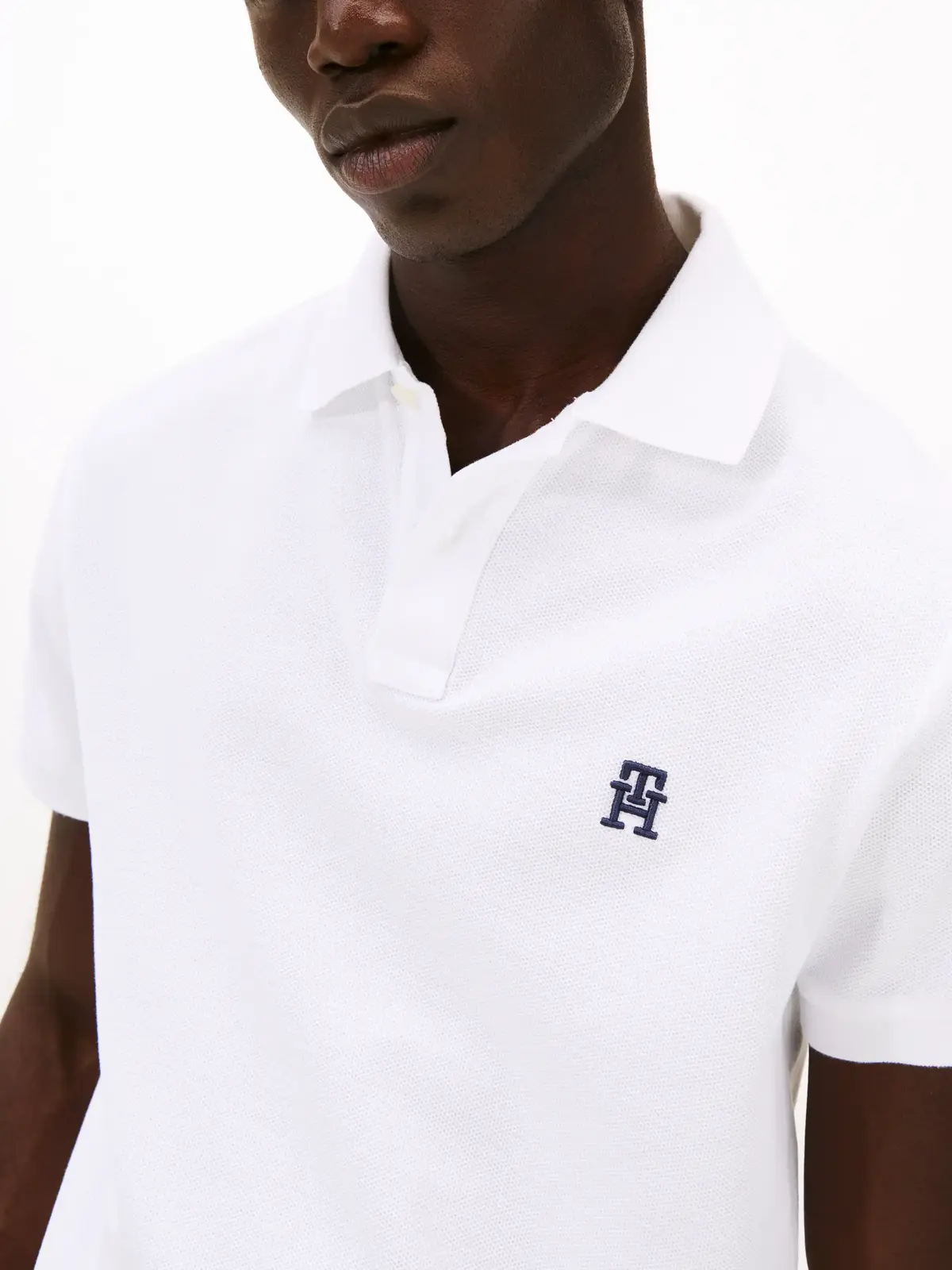 Tommy Hilfiger IMD REG POLO, YBR Beyaz Erkek T-Shirt & Polo