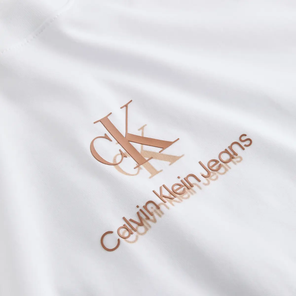 Calvin Klein Beyaz Kadın T-Shirt & Polo
