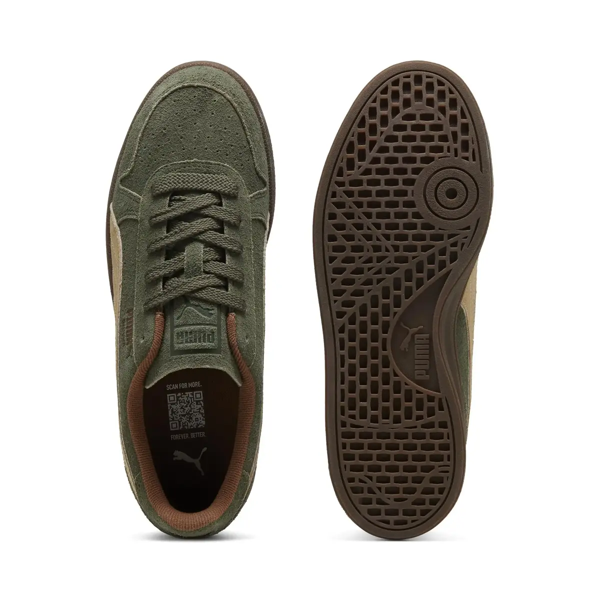 Puma Indoor R-Suede Yeşil Unisex Günlük Spor Ayakkabı