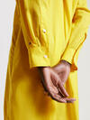 Tommy Hilfiger VOILE OVERSIZED LONG Kadın Sarı Elbise