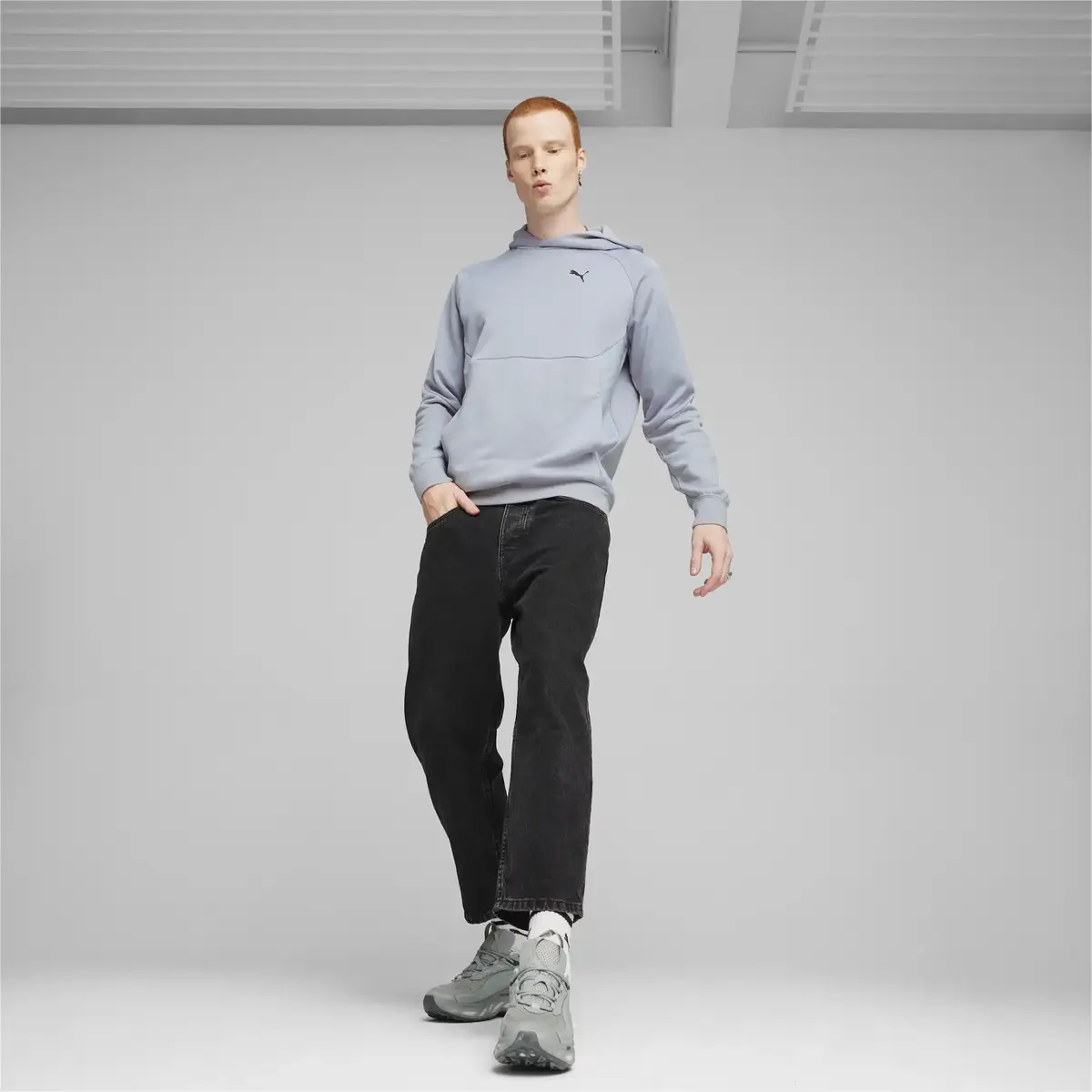 Puma Exotek Nitro Base Gri Unisex Günlük Spor Ayakkabı