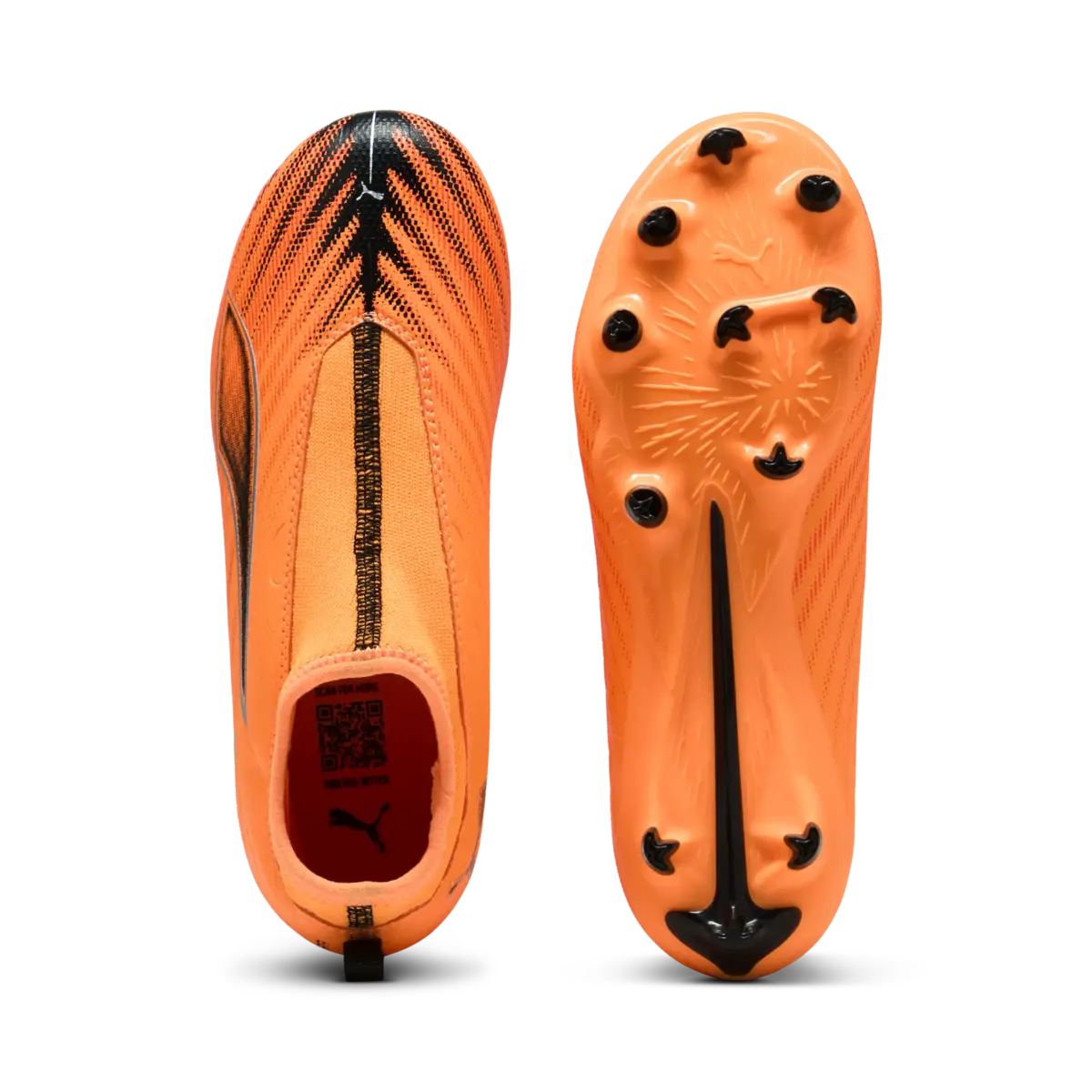 Puma ULTRA 6 MATCH+ LL FG/AG Jr Turuncu Erkek Çocuk Krampon