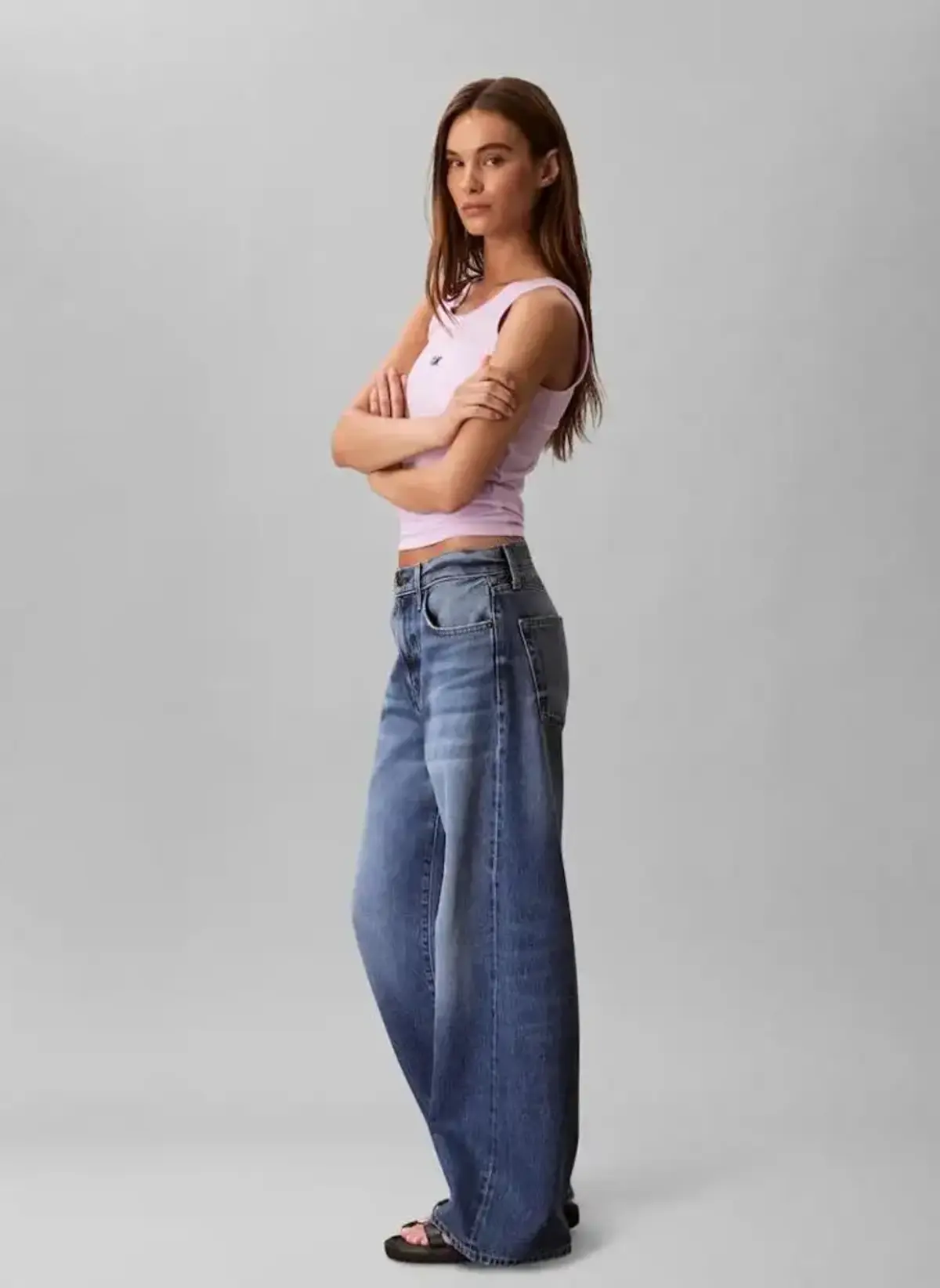 Calvin Klein A- Modal Rib Tank (essential) Mor Kadın Tişört