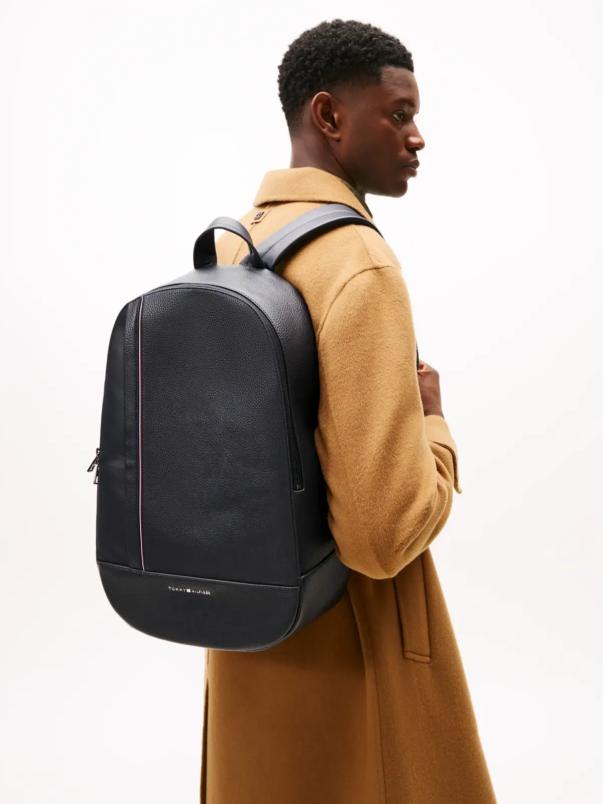 Tommy Hilfiger TH CENTRAL BACKPACK, DW6 Siyah Erkek Sırt Çantası
