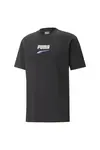 Puma Downtown Logo Tee Siyah Erkek Tişört