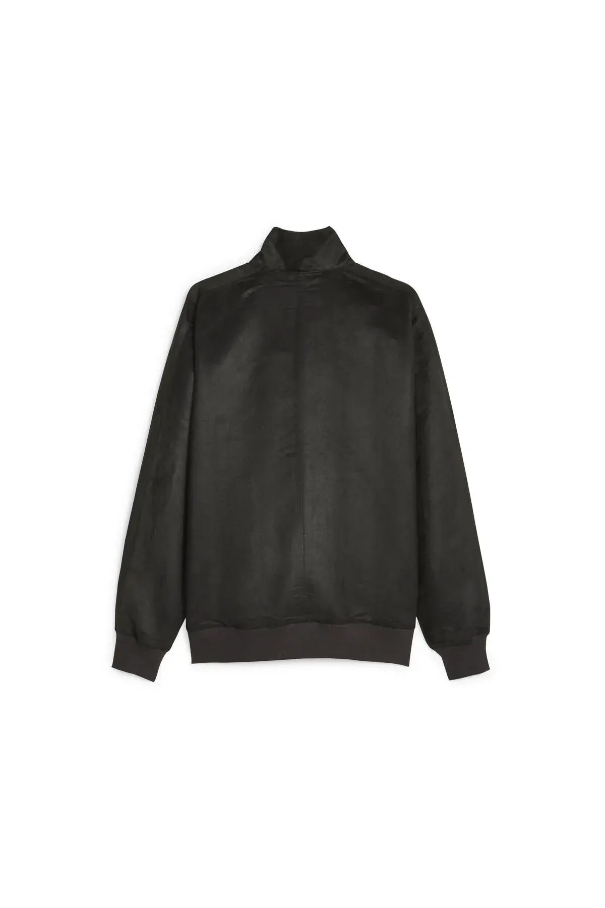 Puma T7 RECLAIM SUEDE Track Jacket Siyah Erkek Fermuarlı Sweatshirt