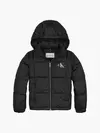 Calvin Klein SHORT QUILTED PUFFER Kadın Siyah Şişme Mont