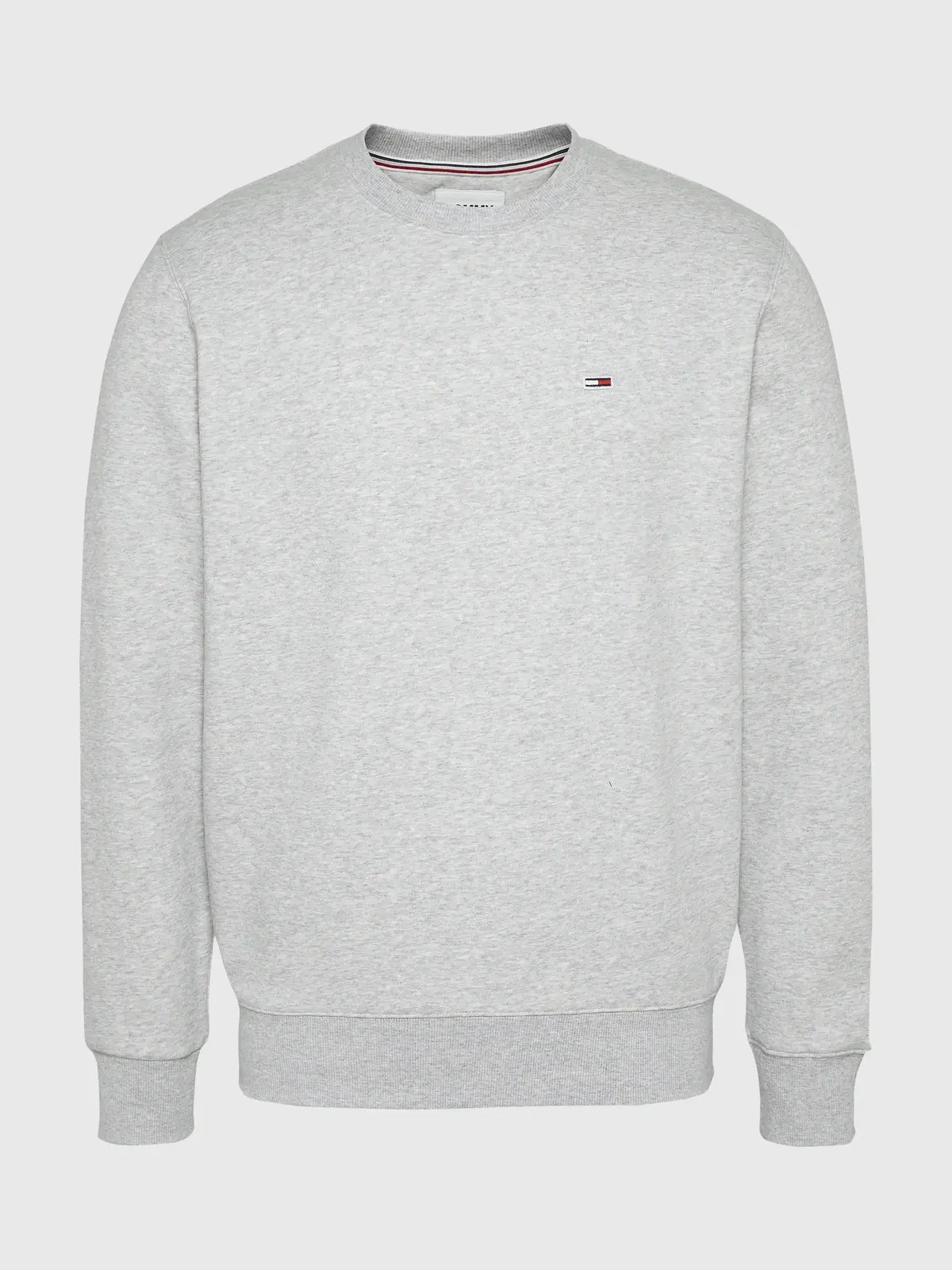 Tommy Hilfiger  TJM REGULAR FLEECE C Erkek Gri Sweatshirt
