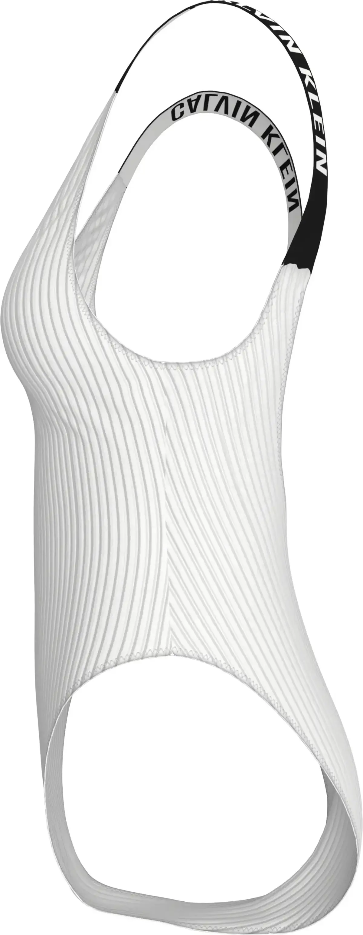 Calvin Klein SCOOP BACK ONE PIECE, YAA Beyaz Kadın Mayo